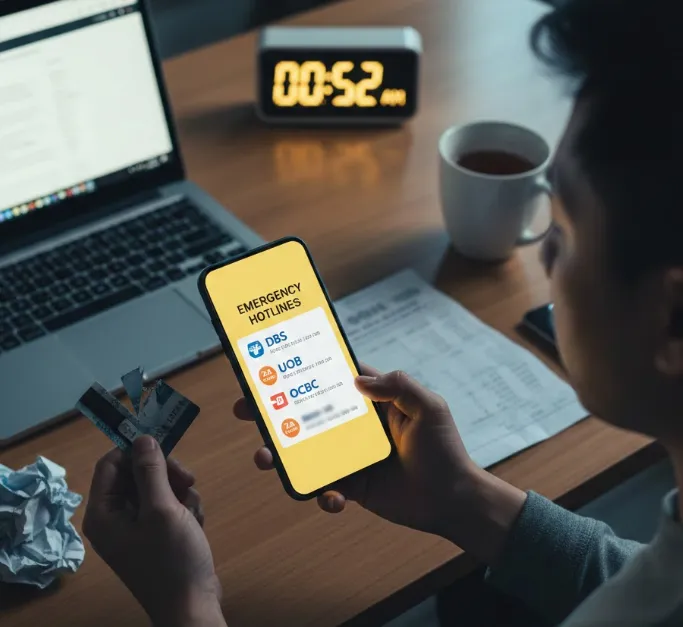卡被盗刷了怎么办？新加坡各大银行 24小时紧急热线汇总 (DBS/UOB/OCBC 挂失通道)