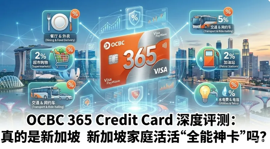 OCBC 365 Credit Card 深度评测：真的是2026年新加坡家庭生活“全能神卡”吗？