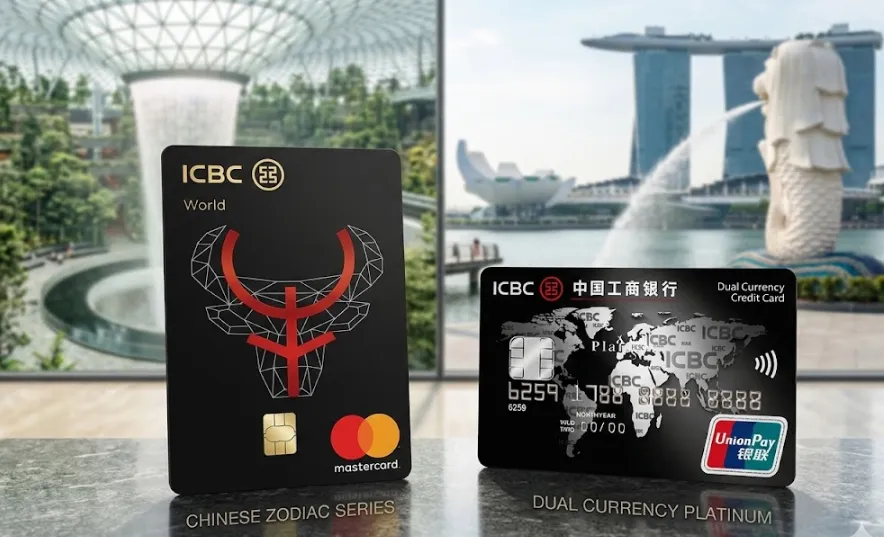 ICBC 工商银行新加坡信用卡解析：生肖卡与人民币双币卡全攻略 (2026版)