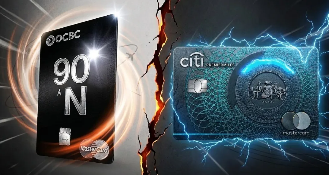 OCBC 90°N Card 深度评测:对标 Citi PremierMiles 的冷门通用里程神卡 (2026版)