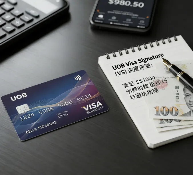 UOB Visa Signature (VS) 深度评测:凑足 S$1000 消费的终极技巧与4mpd避坑指南 (2026版)