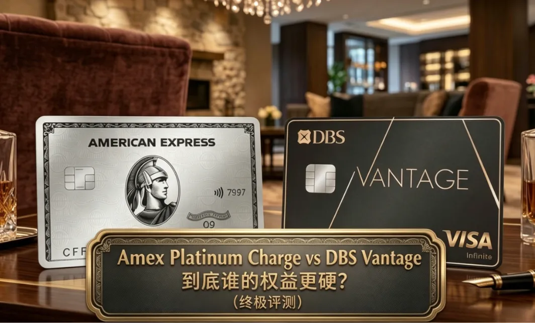 Amex Platinum vs DBS Vantage 评测 2026：年费过千的顶级金属卡选谁？