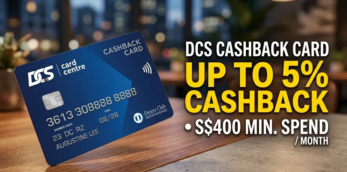 DCS CASHBACK Card 评测(2026)：S$400低消拿5%返现神卡