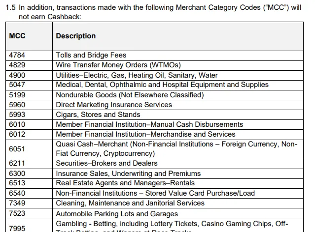 了解 OCBC INFINITY 信用卡的返现排除条款,避开电子钱包与政府账单无返现陷阱