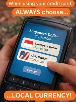 海外刷卡警惕DCC动态货币转换陷阱避免损失信用卡积分