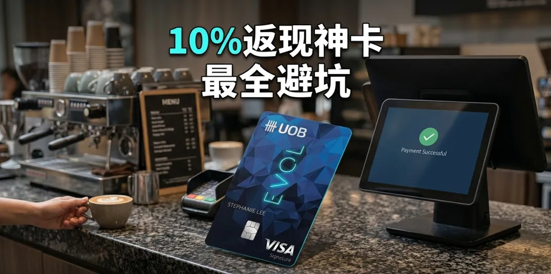 2026 UOB EVOL 深度评测：升级 10% 返现与永久免年费！小心凑单陷阱