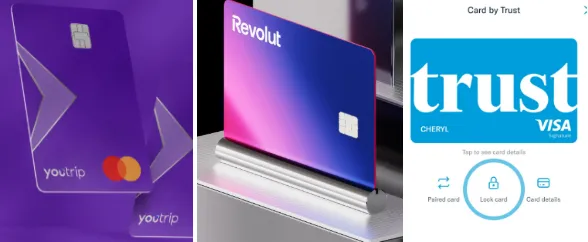 新加坡免外汇手续费卡对比：YouTrip vs Revolut vs Trust Bank Card