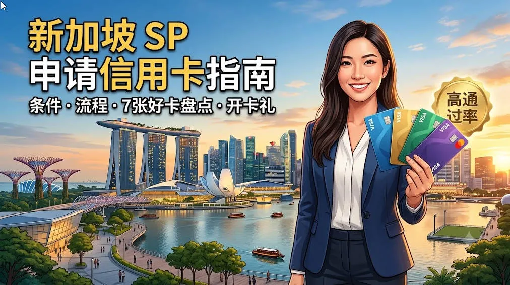 2026新加坡SP申请信用卡攻略:条件、流程与7张高通过率神卡推荐(附开卡礼)